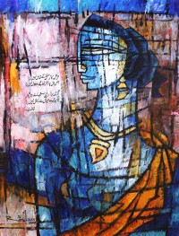 A. S. Rind, 30 x 40 Inch, Acrylic On Canvas, Figurative Painting, AC-ASR-274